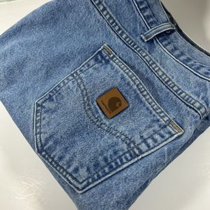 Carhartt Mens Jean Denim RN# 14806 50x30‎ Relaxed Fit Blue